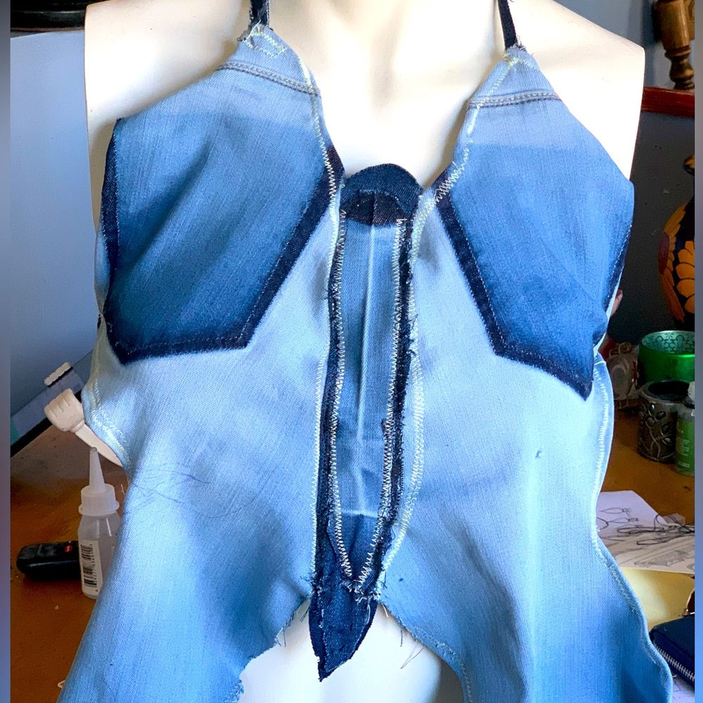 Butterfly 🦋 Denim Halter